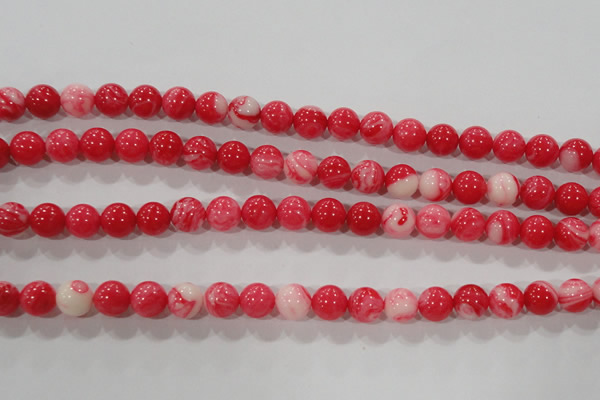 CTU2612 15.5 inches 8mm round synthetic turquoise beads