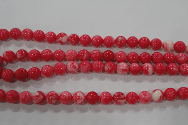 CTU2613 15.5 inches 10mm round synthetic turquoise beads