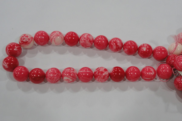 CTU2617 15.5 inches 18mm round synthetic turquoise beads