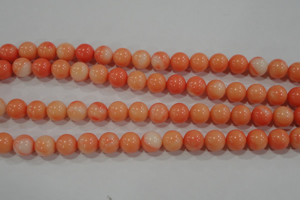 CTU2635 15.5 inches 12mm round synthetic turquoise beads