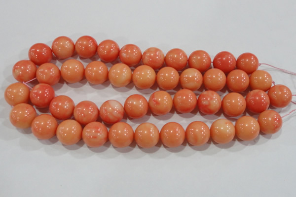 CTU2638 15.5 inches 18mm round synthetic turquoise beads