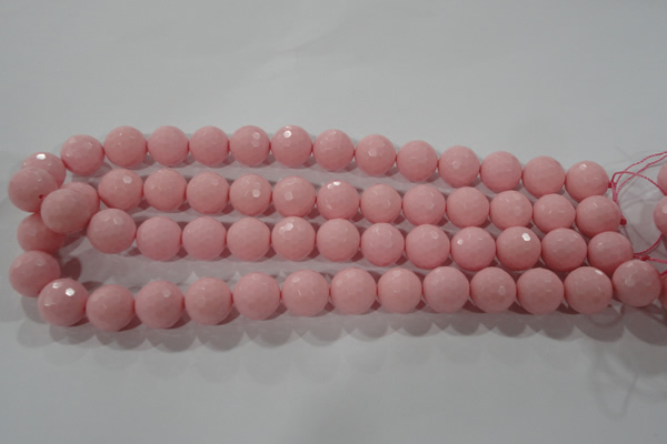 CTU2683 15.5 inches 12mm faceted round synthetic turquoise beads