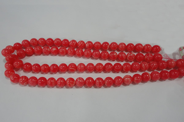 CTU2733 15.5 inches 10mm round synthetic turquoise beads