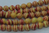 CTU285 16 inches 6mm round imitation turquoise beads wholesale