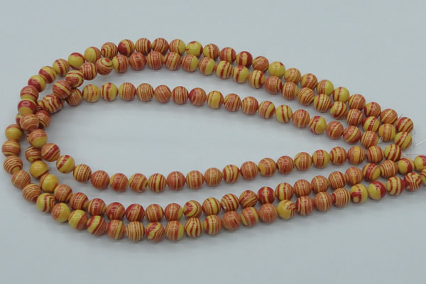 CTU286 16 inches 8mm round imitation turquoise beads wholesale
