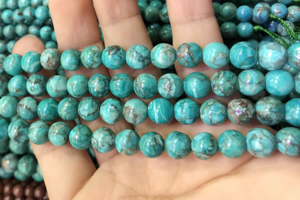 CTU3012 15.5 inches 8mm round South African turquoise beads