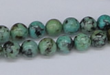 CTU427 15.5 inches 8mm round African turquoise beads wholesale