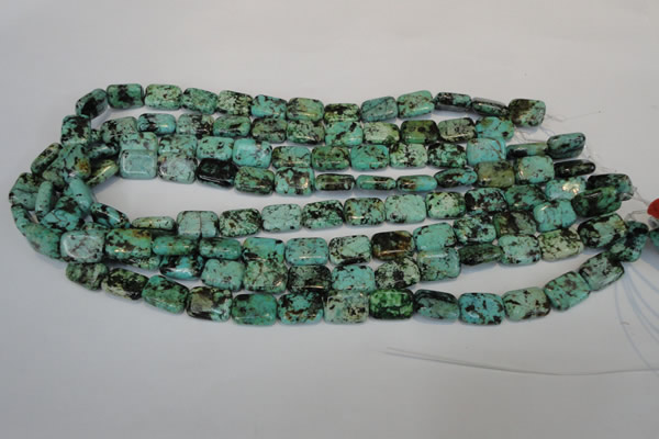 CTU495 15.5 inches 10*14mm rectangle African turquoise beads wholesale