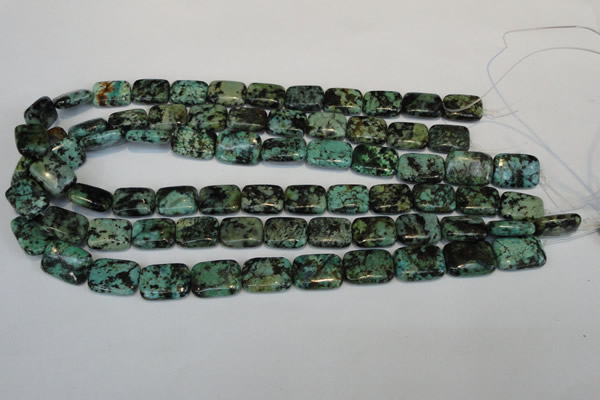 CTU497 15.5 inches 13*18mm rectangle African turquoise beads wholesale
