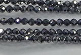 CTZ608 15.5 inches 2mm faceted round terahertz beads wholesale