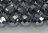 CTZ613 15.5 inches 10mm faceted round terahertz beads wholesale