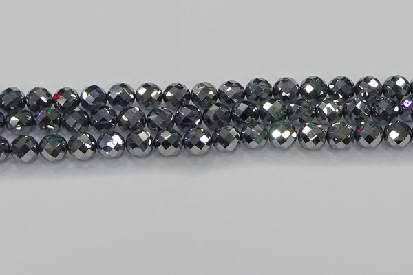 CTZ613 15.5 inches 10mm faceted round terahertz beads wholesale