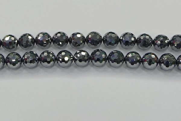 CTZ624 15.5 inches 12mm faceted round terahertz beads wholesale