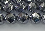 CTZ632 15.5 inches 8mm faceted nuggets terahertz beads wholesale