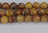 CVJ21 15.5 inches 4mm faceted round venus jasper beads wholesale