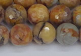 CVJ25 15.5 inches 12mm faceted round venus jasper beads wholesale