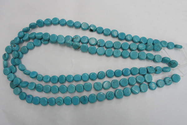 CWB750 15.5 inches 9mm freeform howlite turquoise beads wholesale