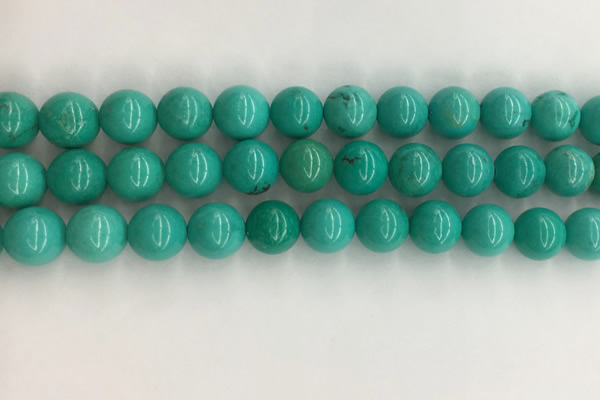 CWB866 15.5 inches 10mm round howlite turquoise beads wholesale