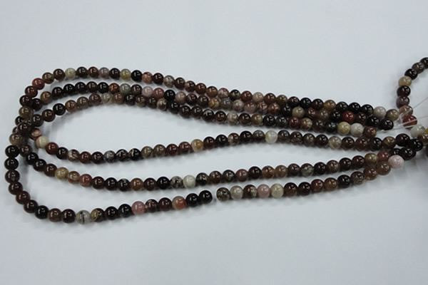 CWJ201 15.5 inches 6mm round wood jasper gemstone beads wholesale