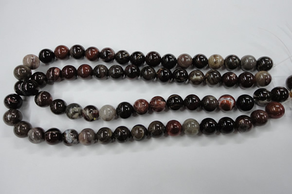 CWJ204 15.5 inches 12mm round wood jasper gemstone beads wholesale