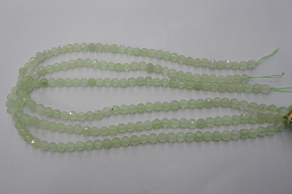 CXJ101 15.5 inches 6mm faceted round New jade beads wholesale
