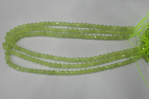 CXJ161 15.5 inches 6mm faceted round New jade beads wholesale