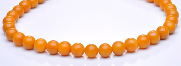 CYJ15 14mm round 16 inches yellow jade gemstone beads Wholesale