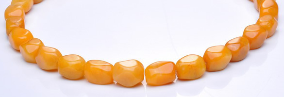 CYJ19 13*18mm irregular yellow jade gemstone beads Wholesale