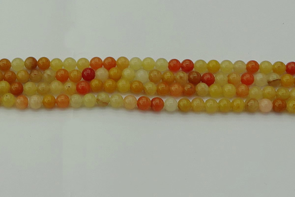 CYJ621 15.5 inches 6mm round yellow jade beads wholesale