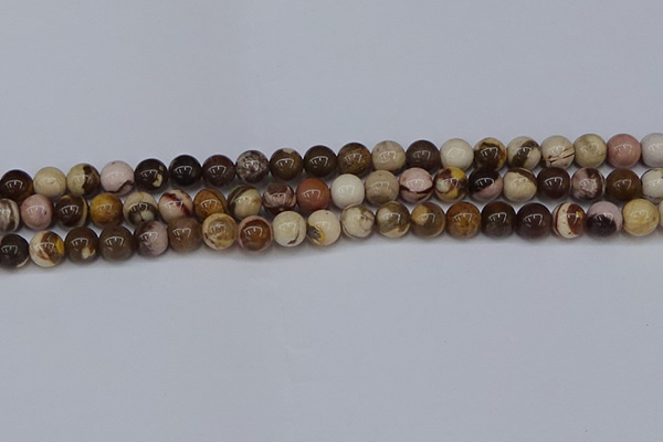 CZJ271 15.5 inches 6mm round zebra jasper beads wholesale