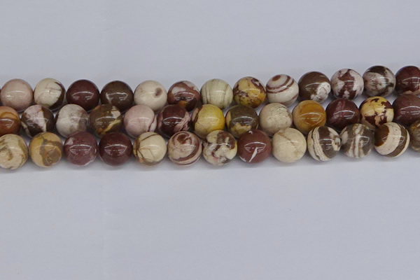 CZJ274 15.5 inches 12mm round zebra jasper beads wholesale