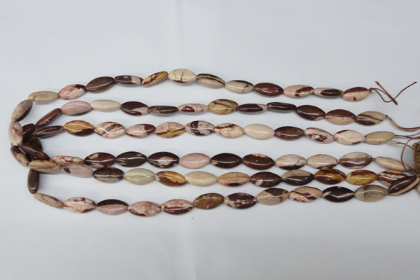 CZJ353 15.5 inches 8*16mm marquise zebra jasper beads wholesale