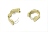 EARR42 14*16mm copper earrings gold plated