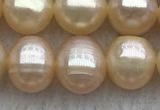 FWP57 15 inches 6mm - 7mm potato pink freshwater pearl strands