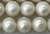 FWP75 15 inches 7mm - 8mm potato white freshwater pearl strands