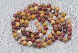GMN467 Hand-knotted 8mm, 10mm mookaite 108 beads mala necklaces