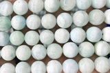 HEMI02 15 inches 10mm round blue hemimorphite gemstone beads