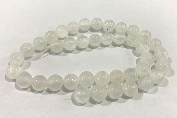 JADE19 15 inches 4mm round mashan jade gemstone beads