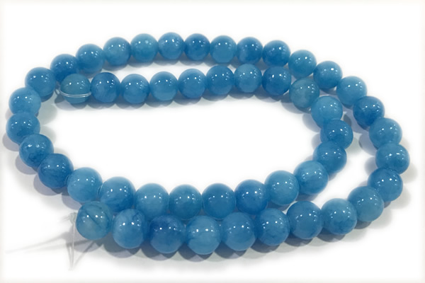 JADE205 15 inches 6mm round honey jade gemstone beads