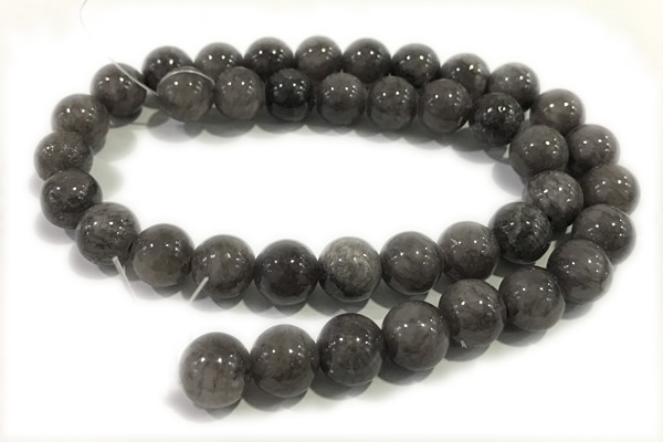 JADE230 15 inches 6mm round honey jade gemstone beads