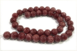 JADE286 15 inches 8mm round honey jade gemstone beads