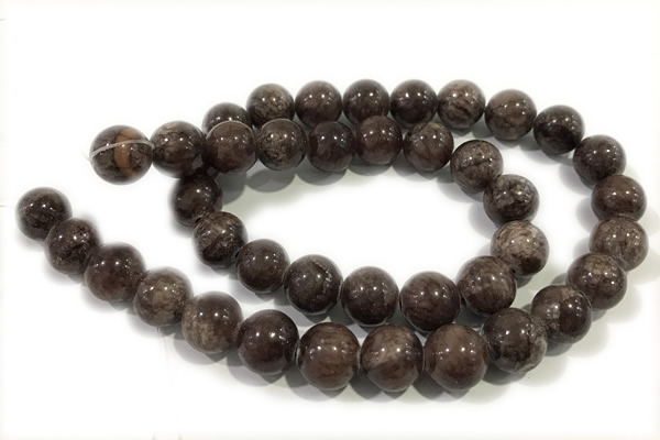 JADE68 15 inches 12mm round honey jade gemstone beads