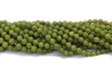 JADE685 15 inches 6mm round lemon jade gemstone beads