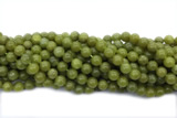 JADE686 15 inches 8mm round lemon jade gemstone beads