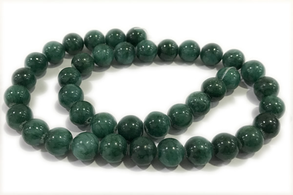 JADE87 15 inches 10mm round honey jade gemstone beads