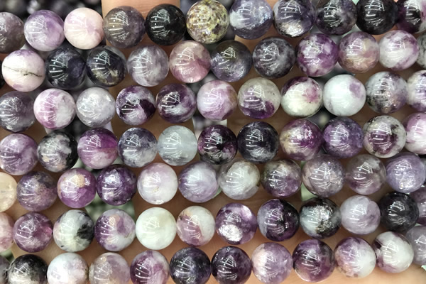 KUNZ25 15 inches 8mm round kunzite gemstone beads
