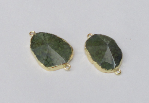 NGC501 18*25mm - 22*30mm freefrom agate gemstone connectors