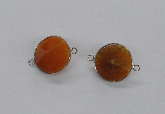 NGC876 15*20mm bicone agate gemstone connectors wholesale