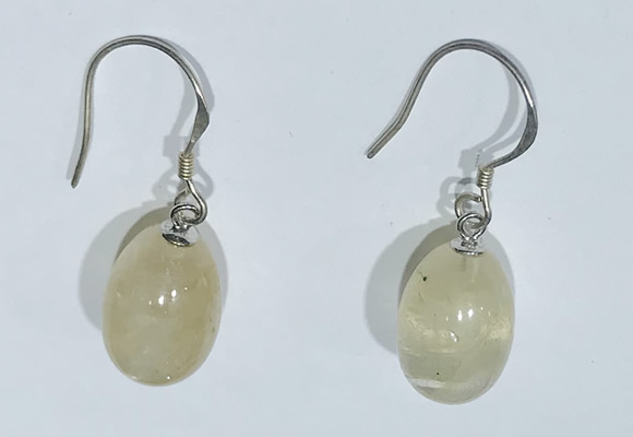 NGE414 10*14mm teardrop citrine earrings wholesale