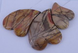 NGP08 Picasso jasper gemstone pendants set jewelry wholesale